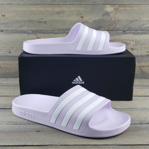 adidas adilette slides purple